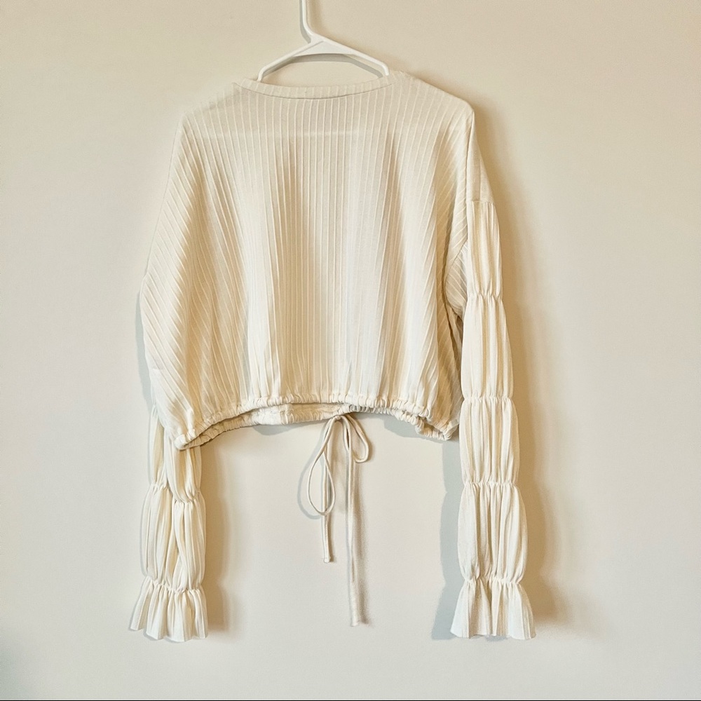 NWOT Zara long sleeve blouse - Picture 2 of 5